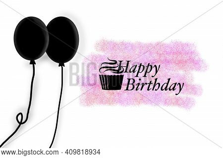 Happy Birthday Drawing For Birthday Greeting Or Gift.
