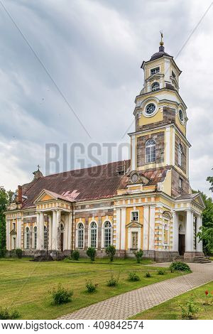 Evangelical Lutheran Church  In Aluksne In Latvia