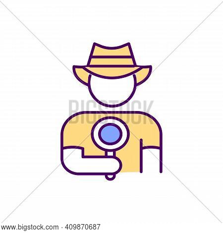 Man Cowboy Hat Holds Vector \u0026 Photo 