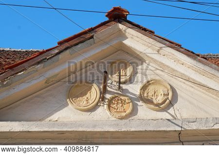 The Turkish Bazaar in the Historic city center of Lipova, Arad, Romania, Europe                            