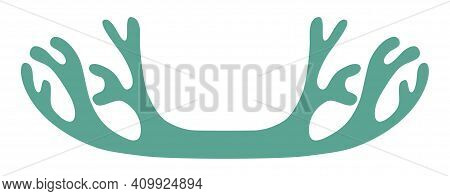 Logo Icon  Silver Green Lichen In Two Branches