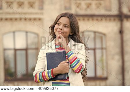 Let Me Think. Little Child Think Outdoors. Happy Girl Back To School. What You Think You Become. Sch