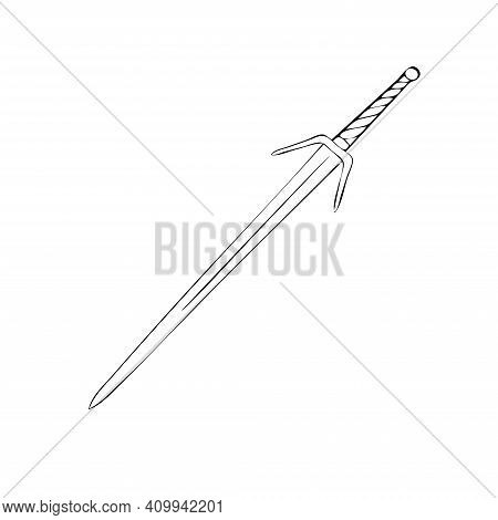 Saber Sword Weapon Blade Vector Clip Art
