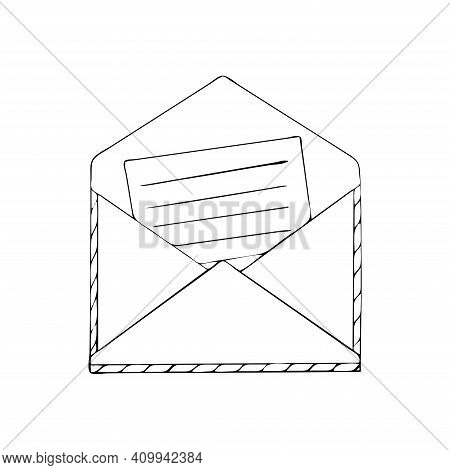 Mail Envelope Message Clip Art Vector Illustration