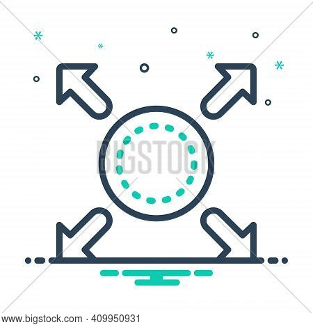 Mix Icon For Expand Enlarge Grow Extend Spread Arrow Fullscreen Widen Maximize
