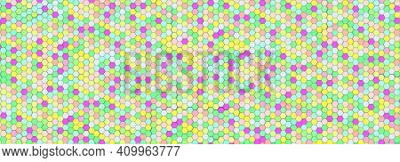 Abstract Hd  Background Of Small Colored Hexagons