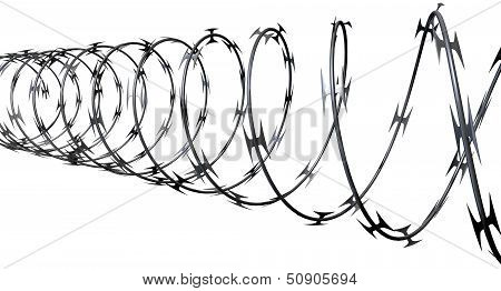 Razor Wire Perspective