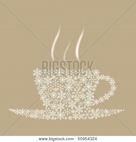 Christmas coffee cup