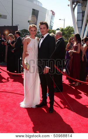 LOS ANGELES - SEP 15:  Rupert Friend at the Creative Emmys 2013 - Arrivals at Nokia Theater on September 15, 2013 in Los Angeles, CA