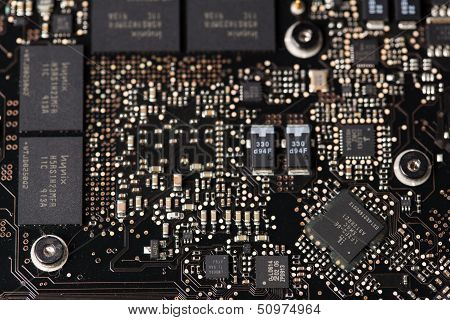 Electronic Circuit Board With Processor