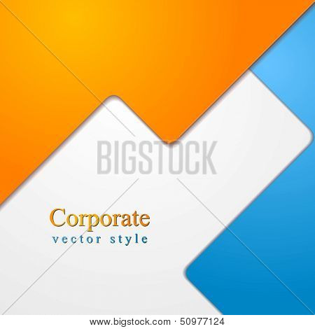 Abstract corporate design. Vector background eps 10