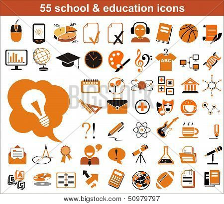 55 Education Icons