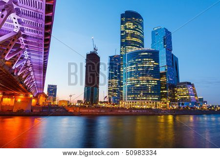 Skyscrapers of Moscow City 