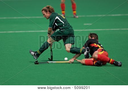 Mens Feldhockey-Aktion