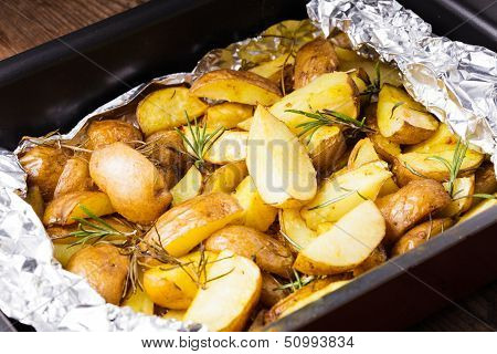 Rusic Style Baked Potato