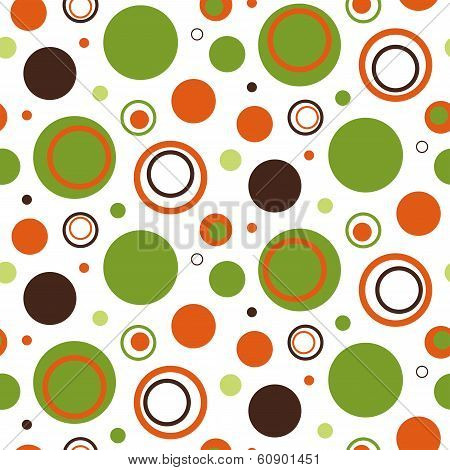 retro circles pattern