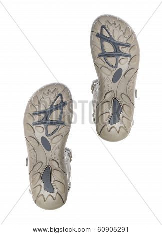 Shoe Sole Isolated on White Background.
