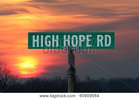 High Hope Sign