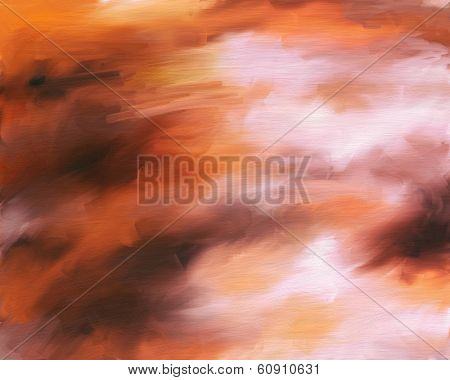 Abstract background painting of smeary oil paint