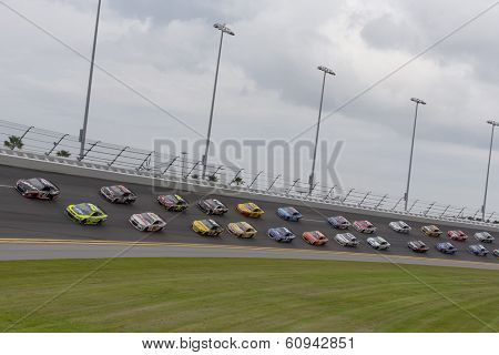 Daytona Beach, NC - Feb 23, 2014:  The NASCAR Sprint Cup Series teams take to the track for the 56th Annual Daytona International Speedway at Daytona International Speedway in Daytona Beach, NC.