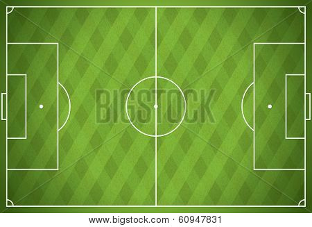 Realistic Vector Football - Soccer Field