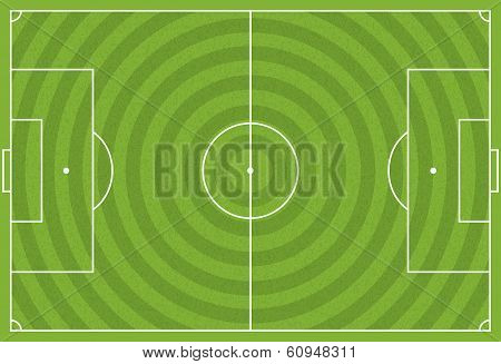 Realistic Vector Football - Soccer Field
