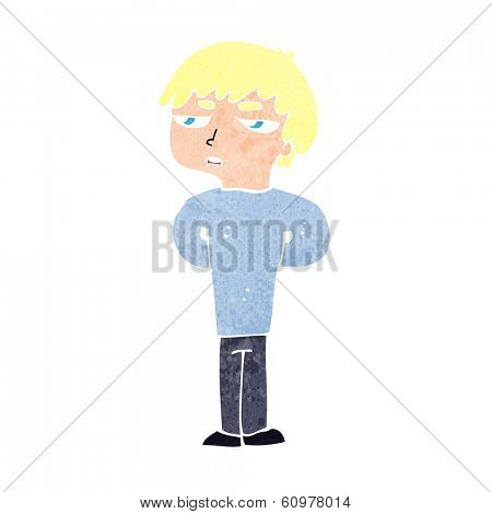 cartoon antisocial boy