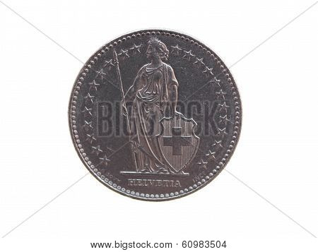 Swiss Franc (CHF) Coin