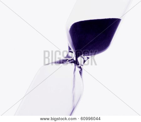 hourglass detailed, with clipping path