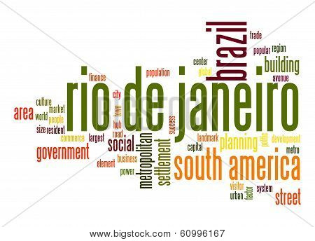 Rio De Janeiro Word Cloud