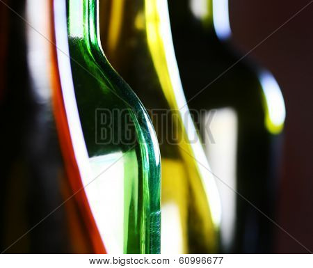 abstract bottle shapes