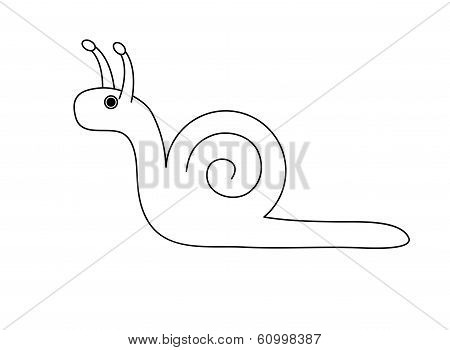 Snail. Vector illustration