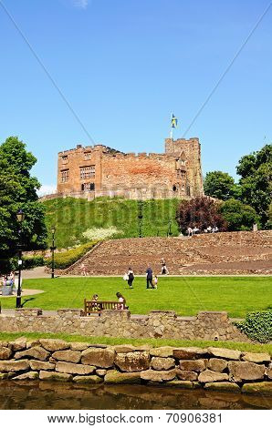 Tamworth castle and gardens.