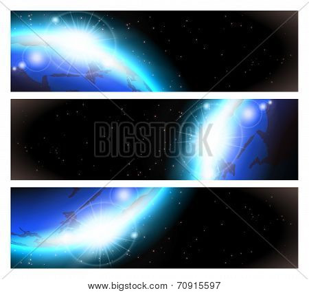 Space banners