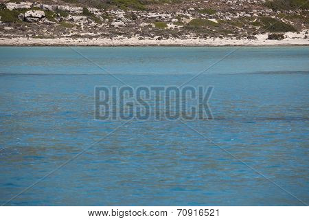 Coastline At Imeri Gramvousa Bay. Crete. Greece