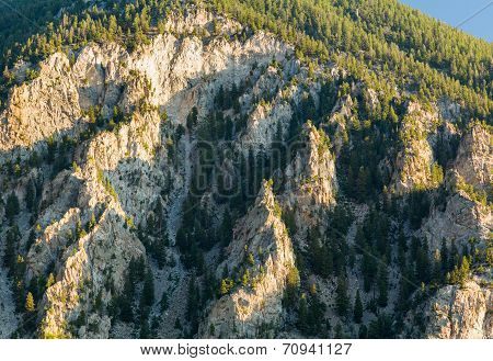 Chalk Cliffs Of Mt Princeton Colorado