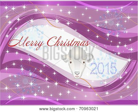 Line With Transparency And Stars With Sheep