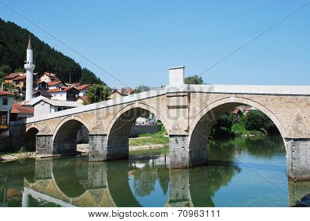 Old Stone Bridge In Konjic