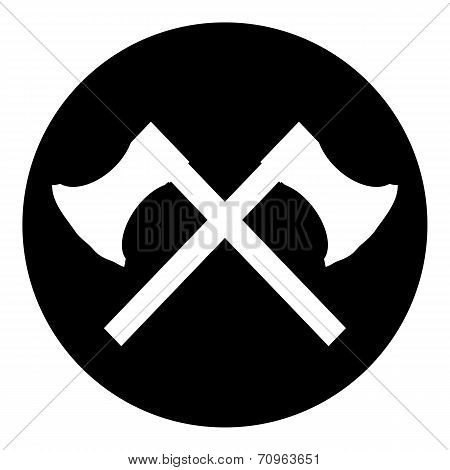 Crossed Axes Button