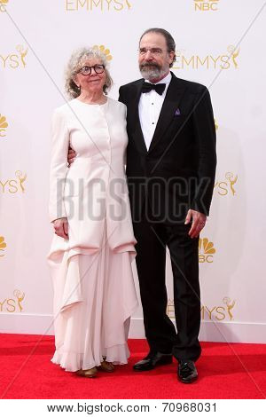 LOS ANGELES - AUG 25:  Mandy Patinkin at the 2014 Primetime Emmy Awards - Arrivals at Nokia at LA Live on August 25, 2014 in Los Angeles, CA