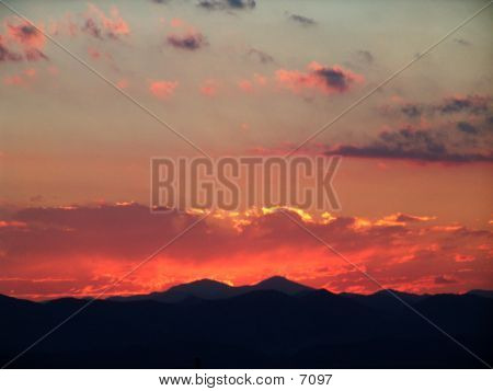 Jubilæum solnedgang