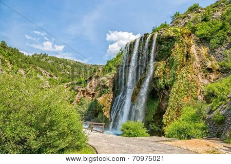 Waterfall Krcic in Knin