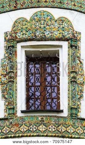 Window In St. Nicholas Convent. Russia