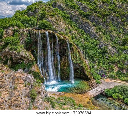 Waterfall Krcic aerial