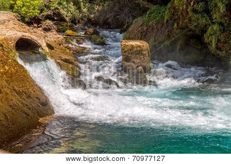 Water flow in the river