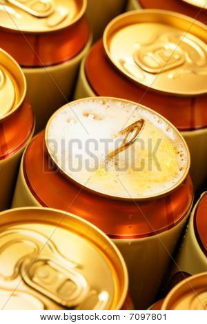 Lattine di birra