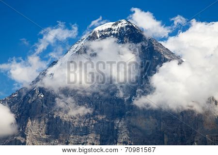 Eiger mountain in the Jungfrau region
