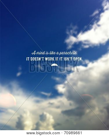 Quote Typographical Background, vector design. 