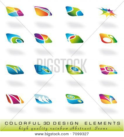 Elments disegno astratto con ombre morbide e colori delicati
