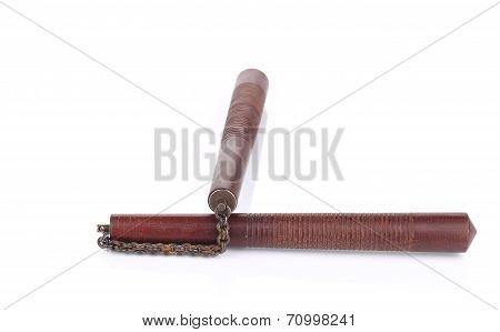 Martial arts nunchaku weapon.